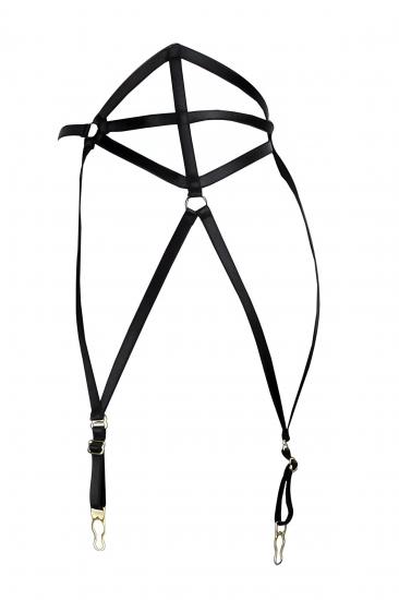 Çok Gizli Arzu Seksi Lastik Gizli Arzu Jartiyer Harness - APFT153