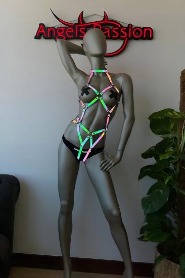 Gizli Arzu Erotik Gizli Arzu İç Giyim Gizli Arzu Reflektörlü Gizli Arzu Seksi Body Harness