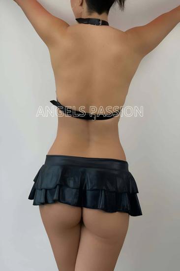 Gizli Arzu Deri Fantazi Gizli Arzu İç Giyim Gizli Arzu Gizli Arzu Zincirli Harness - APFT517