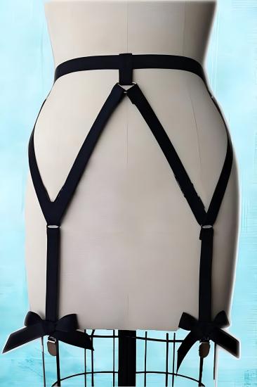 Fiyonklu Gizli Arzu Seksi Gizli Arzu Jartiyer Harness - APFT68