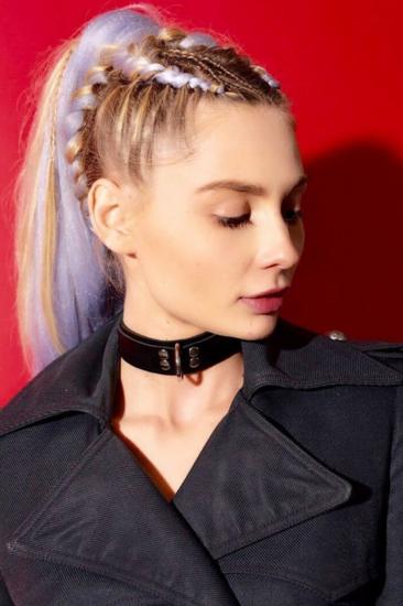 Gizli Arzu Kadın Ayarlanabilir Cool Şık Gizli Arzu Deri Choker Gizli Arzu Tasma - APFT682