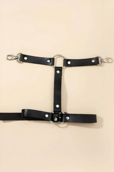 Tek Bacak Gizli Arzu Deri Gizli Arzu Jartiyer Harness - APFT962