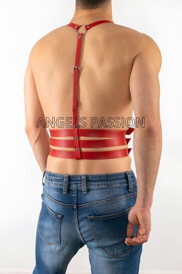 Göğüs Üzeri Gizli Arzu Erkek Harness, Gizli Arzu Deri Gizli Arzu Erkek Harness, Gay Harness Modelleri - APFTM1