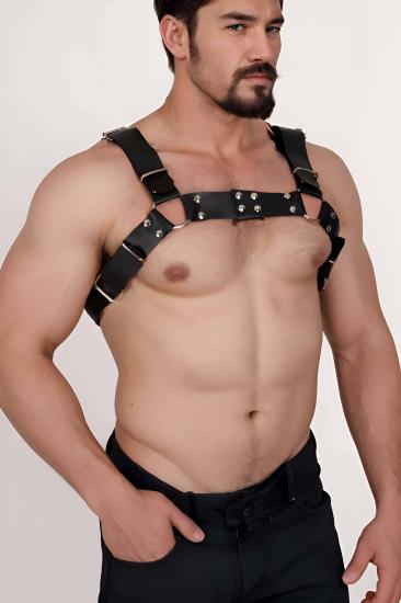 Gizli Arzu Erkek Göğüs Harness, Gizli Arzu Deri Gizli Arzu Erkek Fantazi Giyim, Gizli Arzu Erkek Gizli Arzu Clubwear - APFTM214