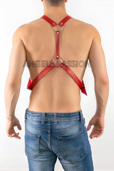 Gizli Arzu Deri Gizli Arzu Erkek Harness Pantolon Aksesuar, Göğüs Gizli Arzu Erkek Harness - APFTM27