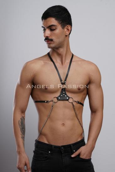 Gizli Arzu Erkek Omuz Harness - Gizli Arzu Seksi Gizli Arzu Erkek Gizli Arzu Deri Harness - Gay Harness Gizli Arzu İç Giyim - APFTM28