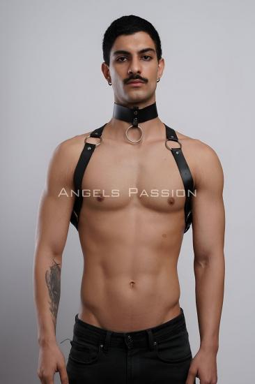 Gizli Arzu Tasmalı Gizli Arzu Seksi Gizli Arzu Deri Gizli Arzu Erkek Harness - APFTM35