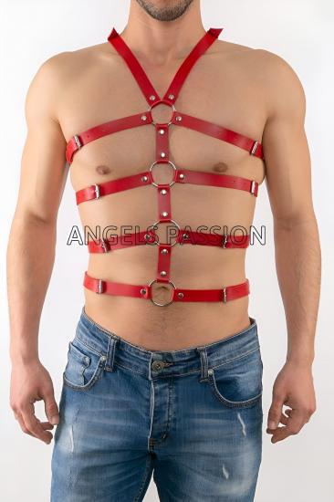 Gizli Arzu Seksi Gizli Arzu Erkek Body Harness, Gizli Arzu Deri Gizli Arzu Erkek Body Harness - APFTM54