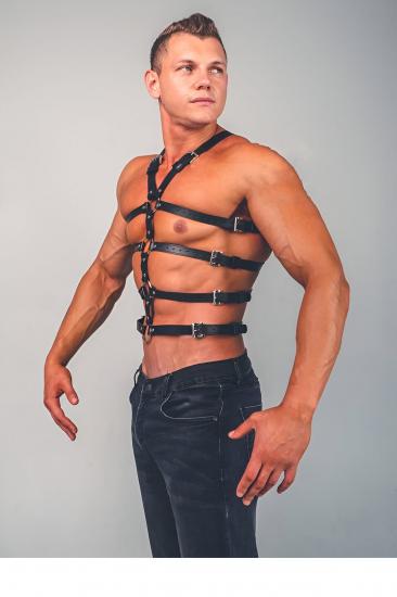 Gizli Arzu Erkek Fantazi Giyim Gay Harness - APFTM54