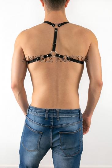 Gizli Arzu Seksi Gizli Arzu Erkek Üst Lastik Harness - APFTM59